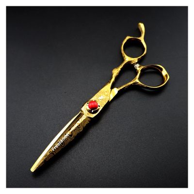 ELUKHT Shears for Hair Cutting 6.0 Inch Hair Cutting Scissors, Hair Cutting Scissors, Special for Hairdressers, Hair Cutting Scissors Golden Hair Cutting Kit (Cutting Only)