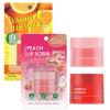 Lip Scrub and Mask Set, Lip Sleeping Mask & Lip Exfoliator, for Dark Lips, Gently Exfoliate, Polish, & Repair Dry, Flaky Lips,Lip Treatment Kit(Peaches & Vitamin C) view 1