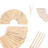 1800 Pcs Wooden Eyebrow Waxing Sticks with Handle and 1200Pcs Wooden Wax Sticks (Slanted Handle) view 1