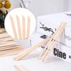 1800 Pcs Wooden Eyebrow Waxing Sticks with Handle and 1200Pcs Wooden Wax Sticks (Slanted Handle) view 2