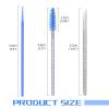 BAMTTOO 300pcs Eyelash Extension Supplies Kit Disposable Lash Spoolies Brush Cotton Swab Brushes Lip Brushes for Eyelash Extension Tattoo Lipstick Applicator(Blue) view 2