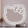 23.620.5in Adjustable Tri Tone LED Lighted Makeup Mirror, Lighted Vanity Mirror for Wall, Dimmable, Waterproof, for Bathroom Bedroom, Front Lighted Vanity Makeup Mirror, Memory Function Smart Mirror view 4