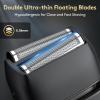 Brightup Electric Foil Shavers for Men - Smooth & Close Electric Razor for Men with Pop Up Trimmer - Wet Dry Shaving/Travel Lock/LED Display/IPX6 Waterproof view 3