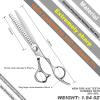 Fengliren High-end Professional Hair Cut Thinning Scissors Hair Cutting Teeth Shears Barber Hairdressing Texturizing Scissor Extremely Very Sharp 6.1 Inch Dynamic Stainless Steel Alloy For Salon& Home view 2