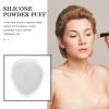Baluue 2pcs Silicone Makeup Sponge for Foundation Application Wet Puff for Women Teen Girls Easy to Clean Multi-purpose for Powder and Liquid Cosmetics Pear Shape view 4