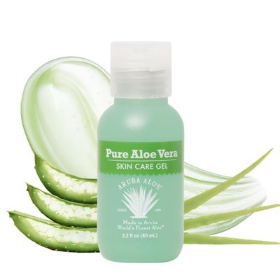 Aruba Aloe Pure Aloe Vera Gel Soothes, Hydrates, and Refreshes Skin 2.2 oz Tube