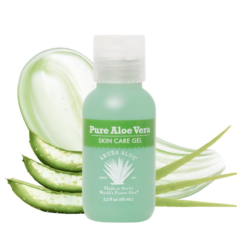 Aruba Aloe Pure Aloe Vera Gel  Soothes, Hydrates, and Refreshes Skin  2.2 oz Tube