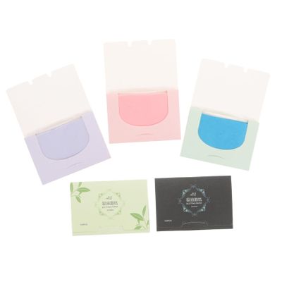 Homoyoyo Rice Paper Sheets Face Oil Absorbing Tissues 500 Pieces Blotting Paper Fragrant Oil Control Ideal Occasion Random Color