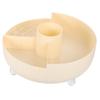 ADOCARN 360degree Rotation Makeup Brush Holder Travel Makeup Brush Organizer Cosmetic Storage Box view 1