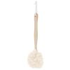 5PCS Loofah Bath Brush, Shower Loofah Body Shower Brushes Back Loofah Back Scrubber Bath Sponge with Wooden Handle for Bathroom (Wooden handle - white) view 1