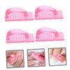 HAPINARY 4pcs Fingernail Scrub Brush Finger Nail Brush to Clean Nails Nail Scrubber Fingernail Brush for Men Toenail Brush Nail for Cleaning Fingernail Brush with Handle Nail Cleaner Brush view 3