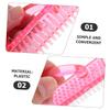 HAPINARY 4pcs Fingernail Scrub Brush Finger Nail Brush to Clean Nails Nail Scrubber Fingernail Brush for Men Toenail Brush Nail for Cleaning Fingernail Brush with Handle Nail Cleaner Brush view 4