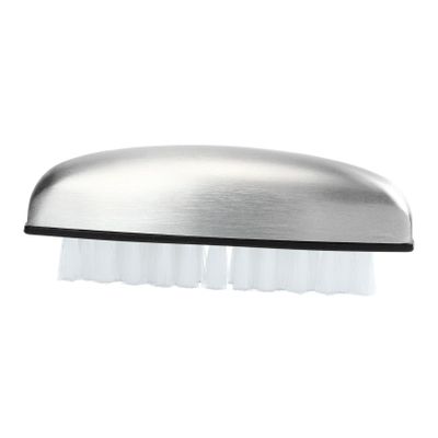 Homoyoyo Ergonomic Handle Nail Brush Soft Bristles Nail Cleaning Brush for Women Kitchen Hand Washing Tool Stainless Steel