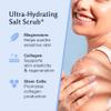 Magnesium Body Scrub for Sore Muscles, Exfoliation & Relaxation | Calming & Moisturizing Mineral-Rich Dead Sea Salt with Collagen, Stem Cell & Shea Butter, for Body, Hands & Feet, 16oz by M3 Naturals view 2