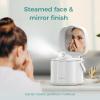 DAROMA Nano Ionic Facial Steamer with Adjustable Nozzle & Mirror - Advanced Home Spa Tool for Deep Cleansing & Hydration Support, Ideal Skincare Gift for Women view 3