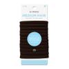 Gimme Beauty Medium Hair Bands - Patent-Pending Seamless Nylon & Spandex Ties for All Hair Types - No-Snag, Zero-Dent Ponytail Holders - Everyday-Wear Tie - Dark Brown, 12 Pack view 1