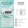 Del Ocano Hair Styling Sea Clay - Strong Hold, Matte Finish, Nourishing Formula Hair Clay for Men, Ideal for Hairstyling Medium, Messy, Fine Thinning Hair Styles, 2.7 oz view 3
