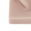 Aoaoy Silicone Ear Model, 1 Pair Flexible Soft Reusable Simulated Human Skin Silicone Piercing Model (Deep Skin Tone) view 2