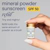 Brush On Block Mineral Sunscreen Powder Refill, Natural Broad-Spectrum SPF 50, Safe for Sensitive Skin, UVA UVB Face Protection, Reef Friendly (Translucent - Refill) view 2