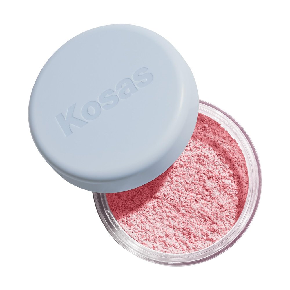Kosas Cloud Set Loose Powder Translucent Setting + Blurring Talc-Free Face Powder in Translucent Candy (Ultra Sheer Pink)