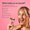 Gimme Beauty Fine Hair Elastic Bands - Slim-Fit Elastic Ties for Fine, Brittle, or Bleached Hair - No-Dent, Gentle-Grip Ponytail Holders for All-Day Comfort - 12 Pack, Blonde view 3