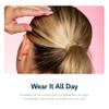 Gimme Beauty Fine Hair Elastic Bands - Slim-Fit Elastic Ties for Fine, Brittle, or Bleached Hair - No-Dent, Gentle-Grip Ponytail Holders for All-Day Comfort - 12 Pack, Blonde view 4
