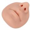 Aoaoy Silicone Piercing Model with Mouth, Flexible Soft Imitation Nose Model, Reusable Nose Displays for Teaching (2) view 1