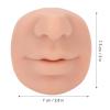 Aoaoy Silicone Piercing Model with Mouth, Flexible Soft Imitation Nose Model, Reusable Nose Displays for Teaching (2) view 2