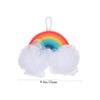 3pcs Colorful Exfoliating Bath Sponges for Boys and Girls Cartoon Rainbow Design Gentle Dead Skin Removal Sponge for Boy Delicate Skin view 2