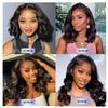 13X6 18inch 230%Density Natural Black Bob Wig Human Hair, Body Wave Wig Human Hair, Short Bob Lace Front Wigs Human Hair, Bob Wigs For Black Women, Pre Plucked With Baby Hair HD Transparent Lace view 4