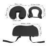 CHICIRIS Adjustable Beauty Bed Headrest Cradle, Face Cradle Pillow for Massage Table, U Shape Cushion with Hand Support, PU Leather and High Rebound Sponge, Fits Most Beauty and Massage view 3