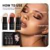 Contour Stick Makeup Set, 2025 New Face Cream Blush,Highlighter Stick for Face with Makeup Brush, Long Lasting & Natural Matte Contour Sticks for Beginner, 3 Colors (#01, 03, 05) view 4