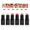 Contour Stick Makeup Set, 2025 New Face Cream Blush, Bronzer & Highlighter Stick with Makeup Brush, Long Lasting & Natural Matte Face Contouring Pen, 3 Colors (#02, 04, 06) view 3