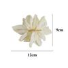 2Pcs Chiffon Flower Hair Clips Flower Hair Barrettes Hair Accessories for Women Girls Wedding Party(Black+White) view 2
