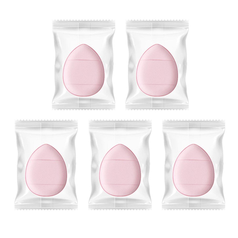 2 Pack Finger Powder Puff, Makeup Sponge for Foundation Concealer Blending, Reusable Washable Hydrophilic Polyurethane Puff for Eyes Nose Face, 30mm x 40mm x 7mm