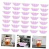 Garneck 50pcs Candle Wax Melt Liners Tray Heatproof Aromatherapy Tray Scented Wax Containers view 4