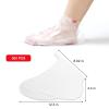 300 PCS Disposable Plastic Foot Covers, Moisturizing Socks for Paraffin Baths, Spa, Pedicure, and Cracked Heel Repair, Clear Foot Mask with Stickers view 2