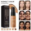 2-in-1 Concealer Foundation, 20ml, Long-Lasting Waterproof Coverage, Black Pump Bottle (02#, 20ml) view 3