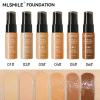 2-in-1 Concealer Foundation, 20ml, Long-Lasting Waterproof Coverage, Black Pump Bottle (02#, 20ml) view 4