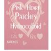 Pink Heart Hydrocolloid Acne Patches, 18 Count, 8mm and 12mm Sizes, Overnight Treatment view 2
