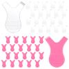 40 Pcs Y Lash Lift Tools Lash Lift Comb Y Shape Eyelash Brush Y Shape Lash Combs Eyelash Perming Brush for Lash Grafting Extension(Pink, Clear) view 1