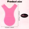 40 Pcs Y Lash Lift Tools Lash Lift Comb Y Shape Eyelash Brush Y Shape Lash Combs Eyelash Perming Brush for Lash Grafting Extension(Pink, Clear) view 2