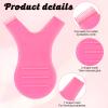 40 Pcs Y Lash Lift Tools Lash Lift Comb Y Shape Eyelash Brush Y Shape Lash Combs Eyelash Perming Brush for Lash Grafting Extension(Pink, Clear) view 3