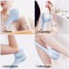 Oh,XIYU. Electric Body Brush Back Scrubber for Shower, Waterproof Long Dual Handle Power Body Scrubber with 3 Heads, Rechargeable Bath Brush & 2 Speeds, for Cleansing, Exfoliating and Massaging Skin view 2