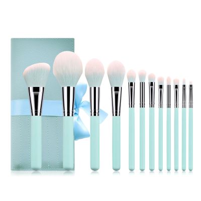 12Pcs Makeup Brushes Set Professional, Cosmetic Brushes Makeup Set with Case for Blending Liquid, Cream or Flawless Powder