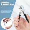 2026 Toenail Clippers for Thick Toenails, Angled Head Large Toe Nail Clippers with Wide Jaw Opening, Super Sharp & Durable Thick Toenail Clippers with Comfort Grip Long Handle for Seniors Men Women view 2