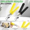 Ingrown Nail Clipper - 2026 Eagle Beak Beveled Wide Jaw Opening Toenails Clipper, Slant Curved Blade Podiatrist Toe Nail Clippers for Women and Men view 3