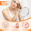 7pcs Soft Silicone Model Body Parts Display Set for Piericng, Body Part Model with Display Holder,Soft Fake Tongue Mouth Nose Eye Navel Ear 3D Model Training Tool Kit for Piercer (7PCS) view 3