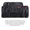 24PCs Full Face Professional Vegan Makeup Brush Gift Set Wooden Handle Cosmetics Brushes Face Eye Make up Brushes Kit (Black) view 3