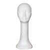 Solenvar Female Foam Mannequin Head with Long Neck for Wig Display, Styrofoam Head for Wigs, Durable Foam Wig Head for Wigs, Hats, and Glasses, Display Stand for Styling, Business Use, 46cm Height view 1